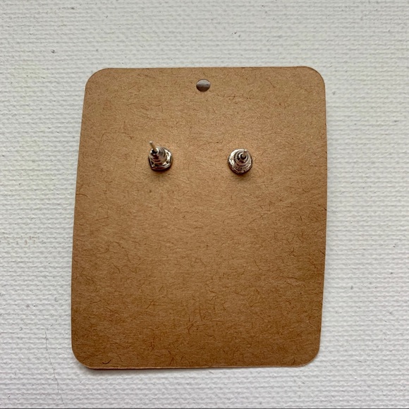 ๐HP๐ Patriotic Red & Blue Glitter Stud Earrings - Picture 3 of 3